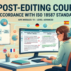 AI Post-Editing Course in Accordance with ISO 18587 Standards