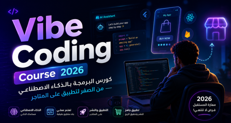 كورس البرمجة بالذكاء الاصطناعي — من الصفر للتطبيق الشامل