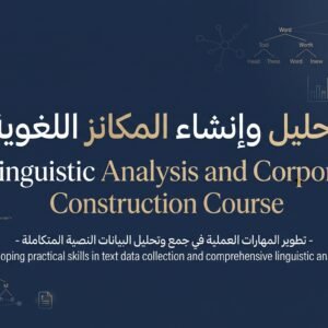 Linguistic Analysis and Corpora Construction Course - انشاء وتحليل المكانز اللغوية