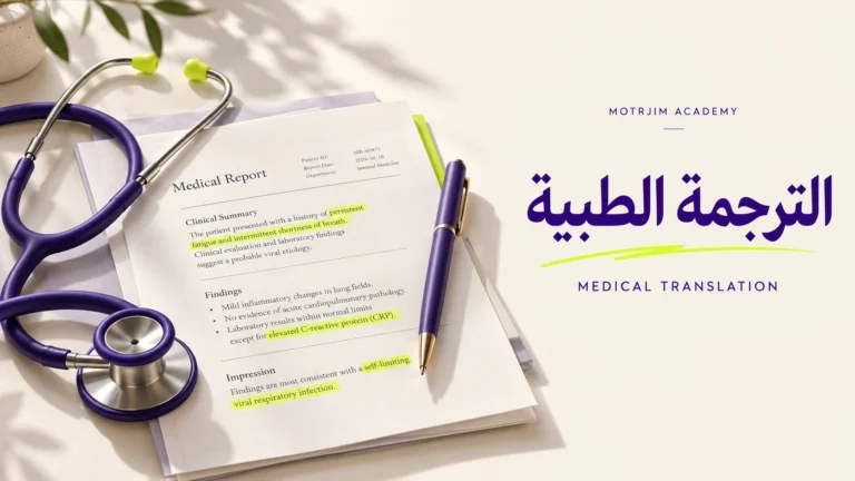 كورس الترجمة الطبية